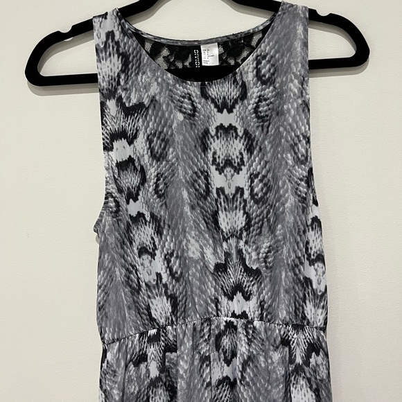 High-low H&M snake-print dress - Picture 3 of 5